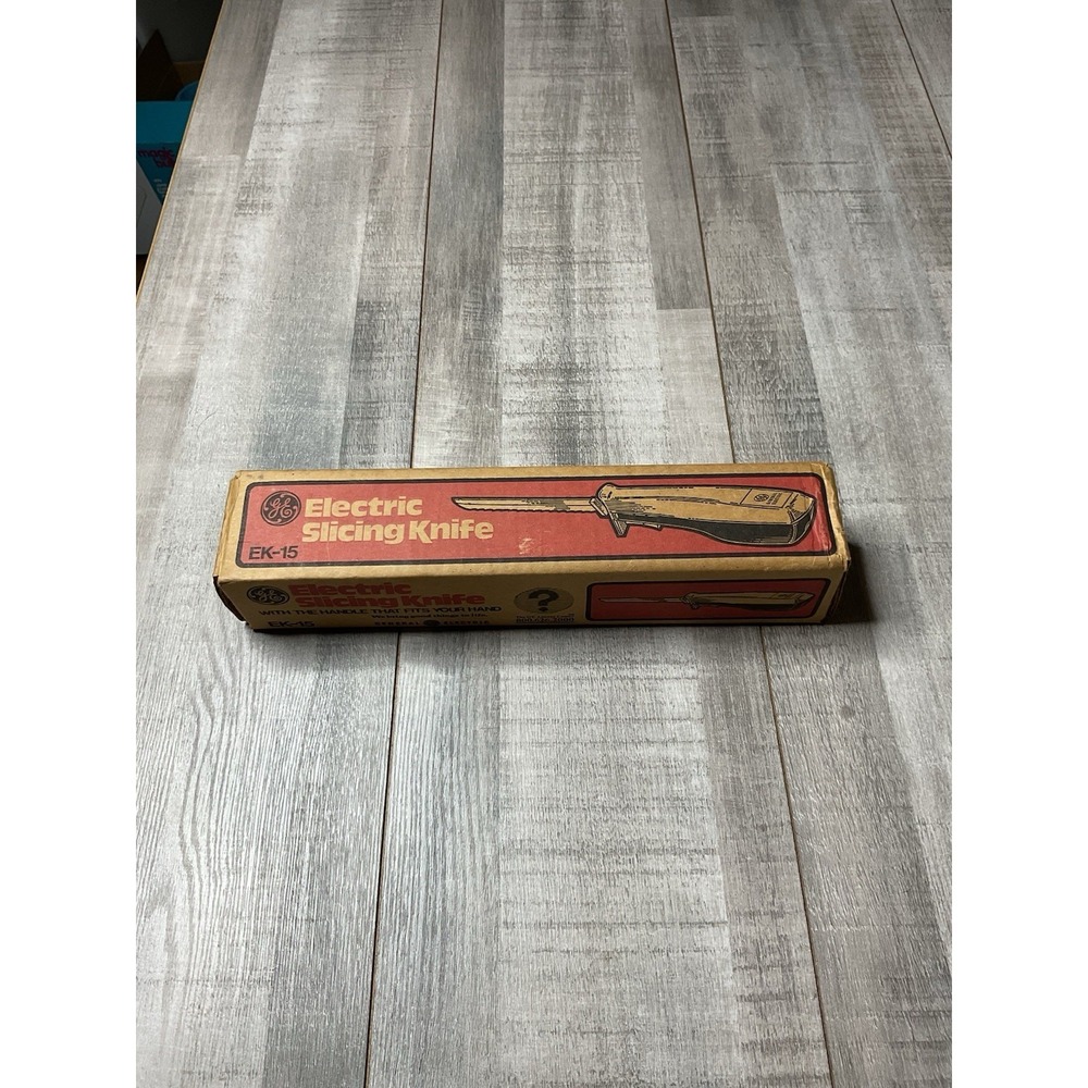 Vintage General Electric Electric Knife EK-15 With Stainless Steel Blade